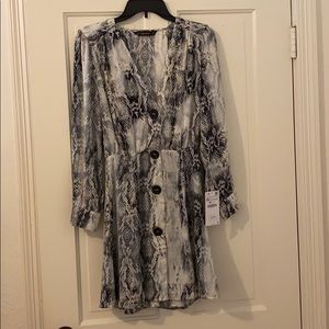 NWT: Zara snakeskin print dress